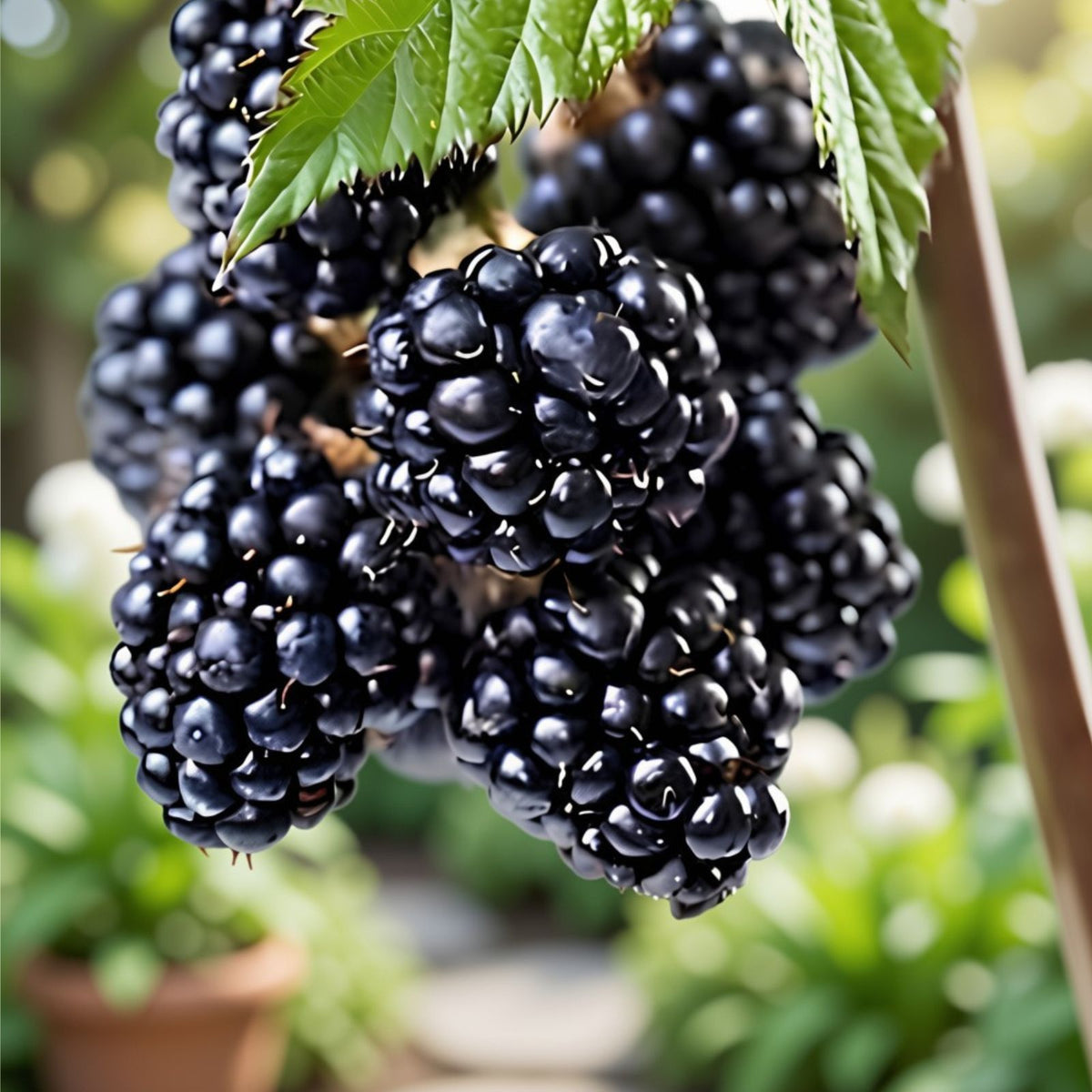 Sweetie Pie Blackberry Plant Starter Bare Root Perennial Rubus Fruit 5 Pack Home Garden Plant