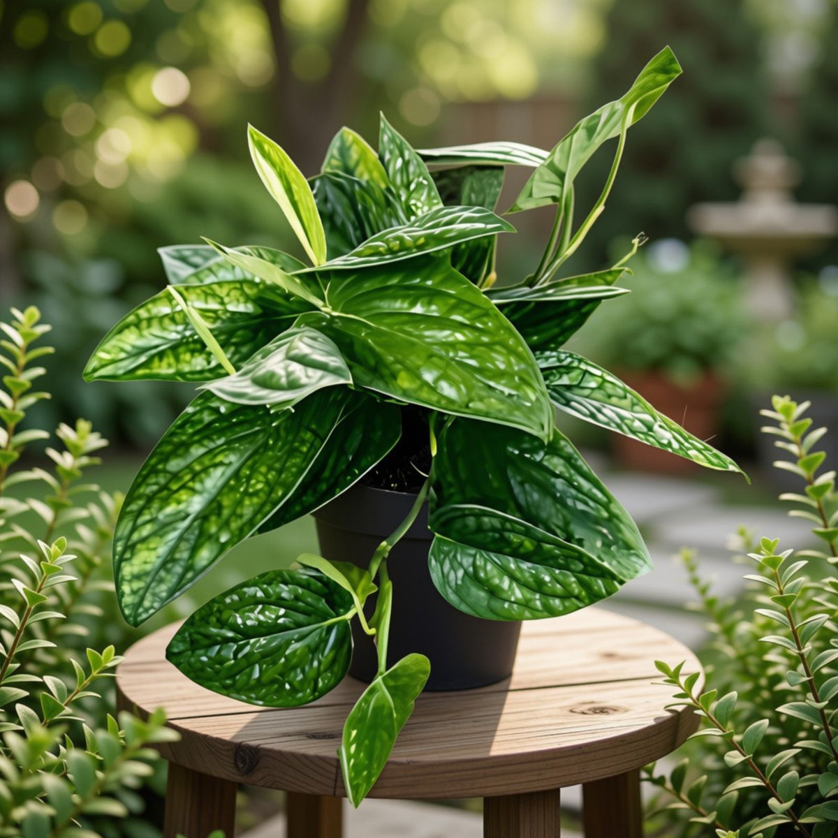 Monstera Peru Plant Rare Tropical Houseplant Emerald Green Foliage Potted Monstera karstenianum Live Cutting