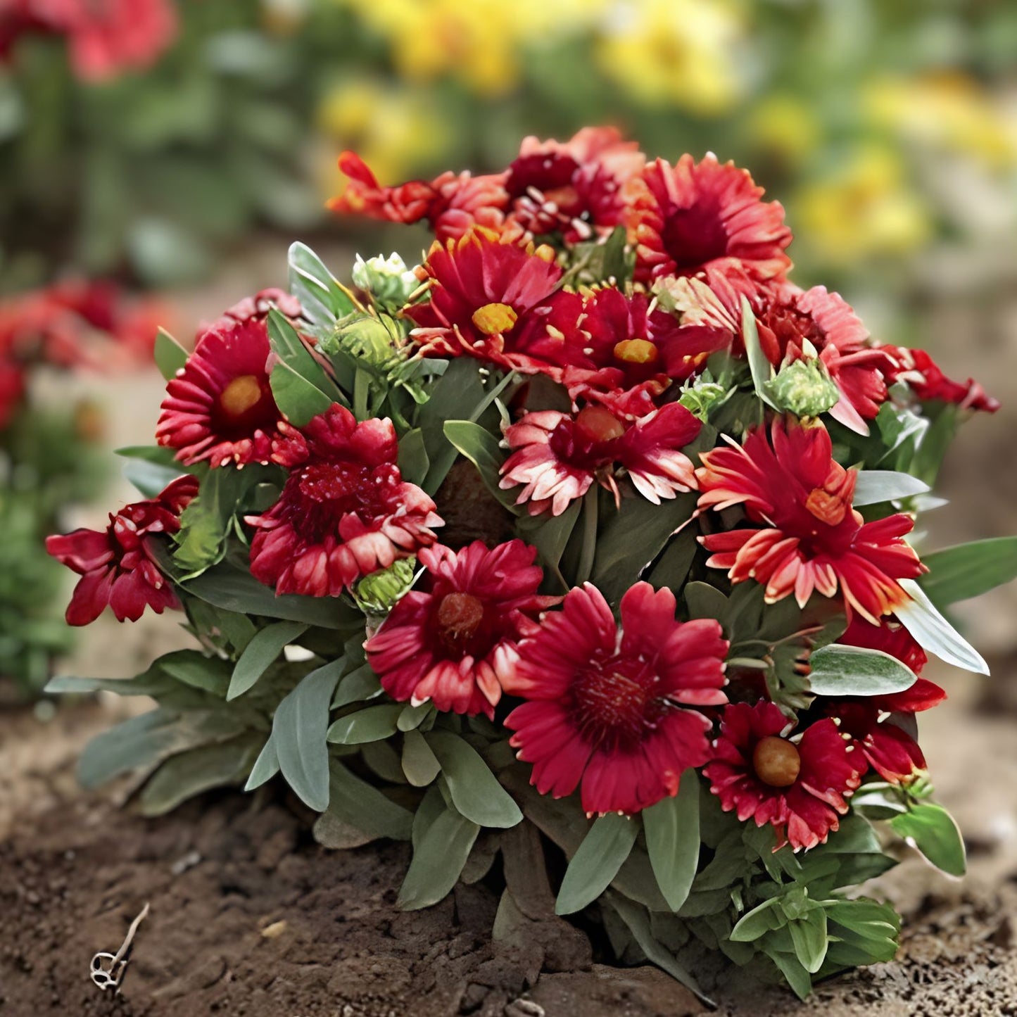 Rosso Raven Blanket Flower Seeds - 200 Non-GMO Seeds - Gaillardia x grandiflora - Vibrant Red Flowers for Gardens