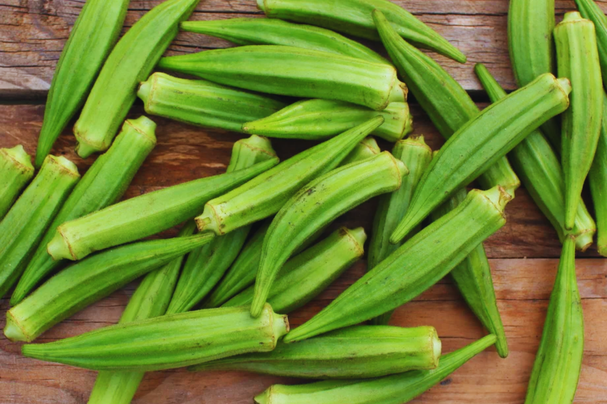 Clemson Spineless Okra Seeds | 100+ Non-GMO Heirloom Seeds | Abelmoschus esculentus | Organic Vegetable Gardening