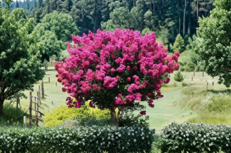 Pink Crape Myrtle Cuttings - 10 Live Clippings for Propagation - Lagerstroemia indica - Ornamental Flowering Tree