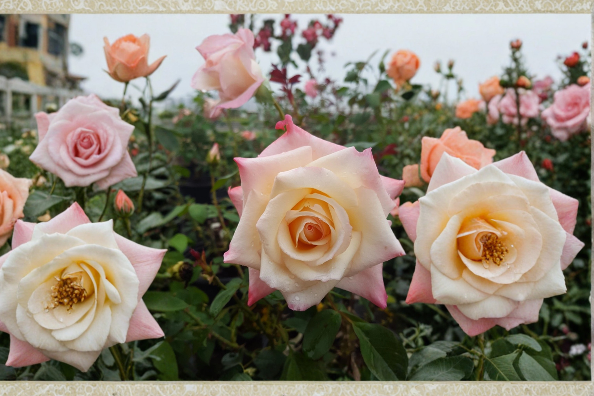 Peace Hybrid Tea Rose Plant 2 Gal Yellow Blend Rose Bush Live Outdoor Garden Flowering Shrub