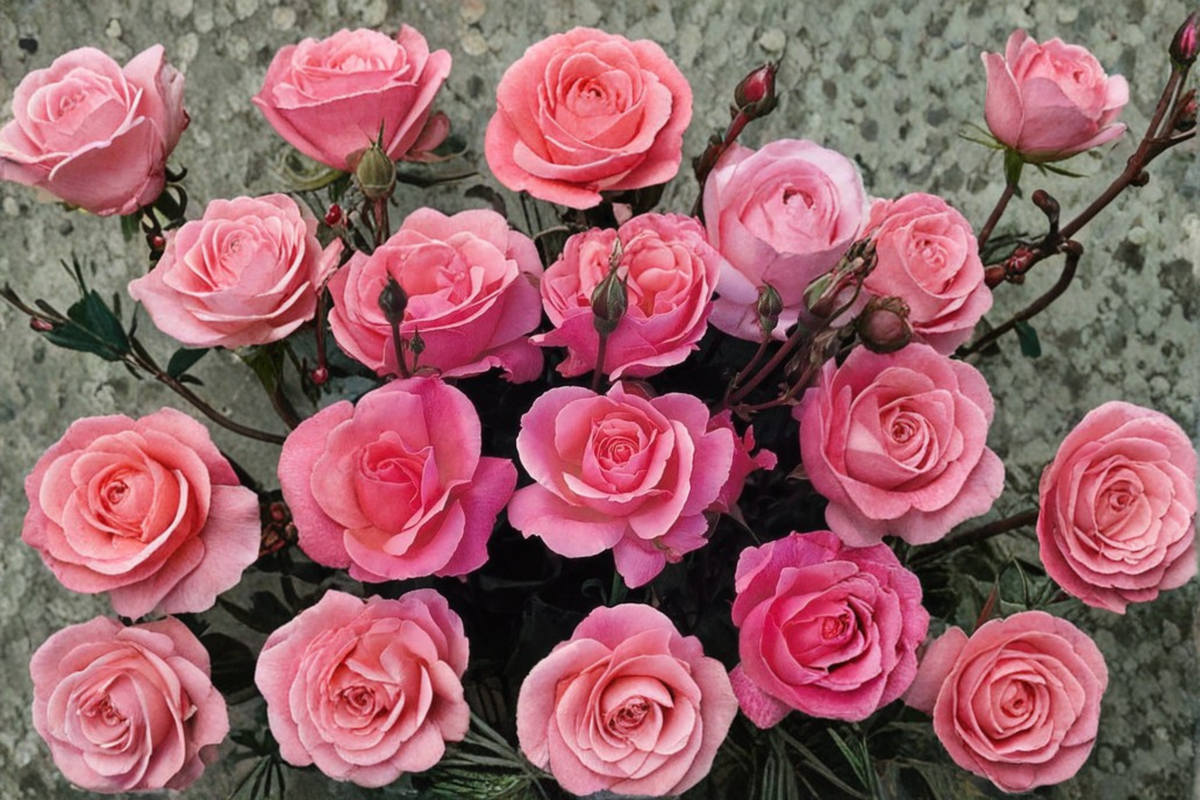 Climbing America Rose 2 Gallon Live Plant – Salmon Pink Climbing Rose Bush, Flowering Garden Vine for Trellis