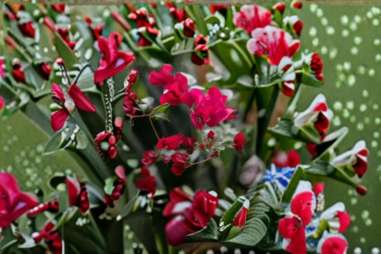 San Diego Red Bougainvillea Starter Plug Plant - Rooted Flowering Vine - Bougainvillea spp. - Vibrant Deep Red Bracts