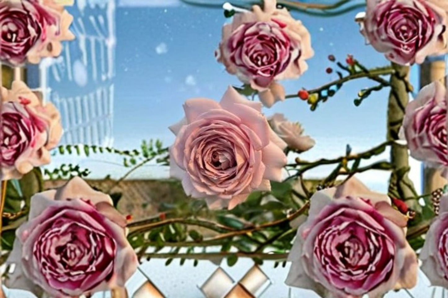 Charity Lowa Rose Live Plant - Fragrant Japanese Own Root Rose - Rosa hybrid - Repeat Blooming Pink Flowers