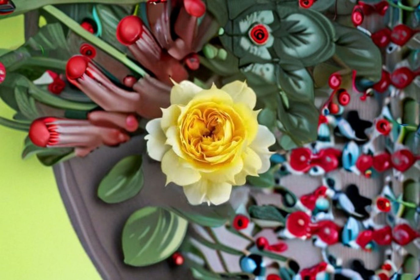 Sunny Antike Rose Live Plant - Fragrant Yellow Own Root Rose - Rosa hybrid - Repeat Blooming, Disease Resistant, Heat Tolerant