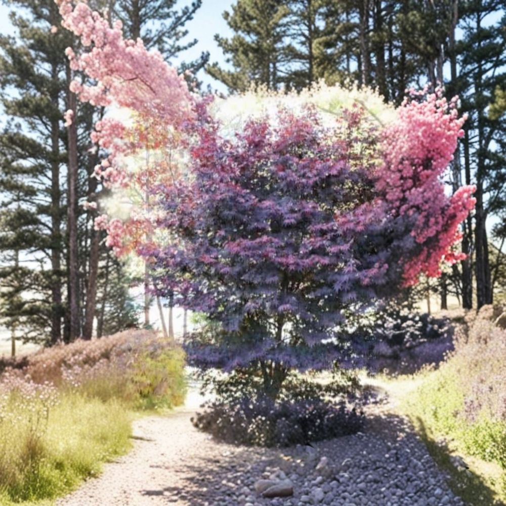 Red Japanese Maple Live Tree - Acer palmatum 'Lozita' - 18–30 Inches - Ornamental Landscape Plant - Classic Scarlet Fall Color