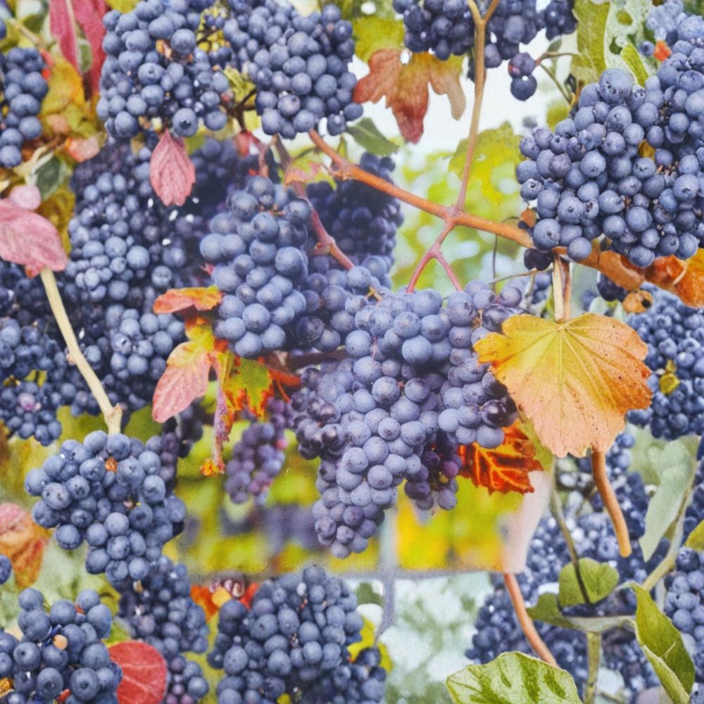 Venus Blue Grape Vine - 1 Gallon Live Plant | Sweet Blue Seedless Grapes | Vitis 'Venus' | Fast Growing Fruit for Gardens