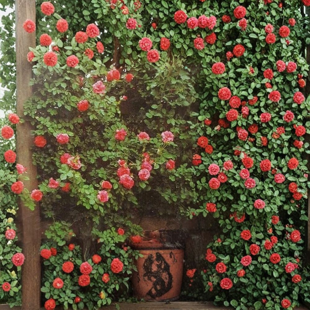 Climbing America Rose Plant | 5 Gallon Salmon Pink | Fragrant Climbing Rose | Rosa hybrid 'America' | Trellis Friendly