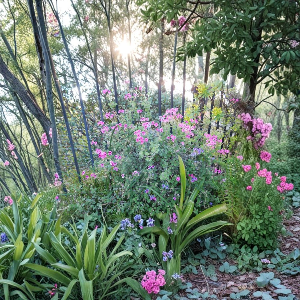 Pelargonium Magentum Cuttings - 4 Rare Live Geranium Cuttings for Winter Blooms - Easy to Grow Garden & Container Plant