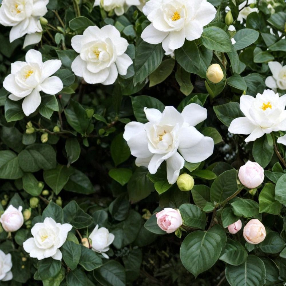 Gardenia Live Plant - 3-4 Feet - Fragrant White Blooms - Gardenia jasminoides 'Veitchii' - Evergreen Indoor Outdoor Shrub