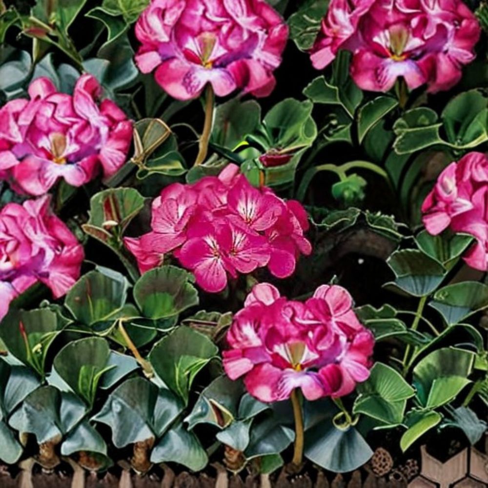 Geranium Seeds 1,000 Count - Ringo 2000 Pink Pelargonium - Compact, Easy to Grow, Bright Pink Blooms for Pots & Containers