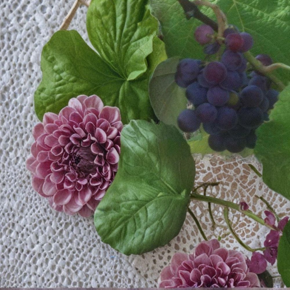 Saturn Blue Seedless Grape Vine | 2 Gallon Plant | Self-Fertile Variety | Vitis 'Saturn Blue' | Perfect for Home Gardens
