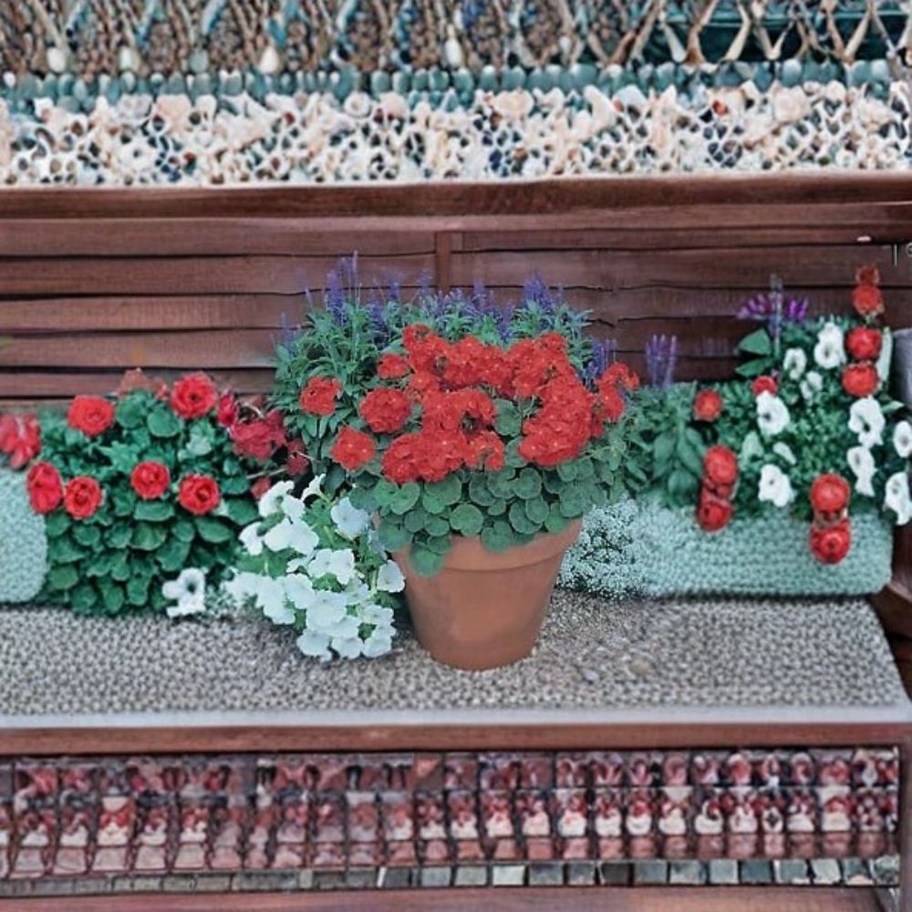 Geranium Seeds - 100 Count - Landscaper Red - Pelargonium x hortorum - Compact Scarlet Blooms for Garden & Patio Use