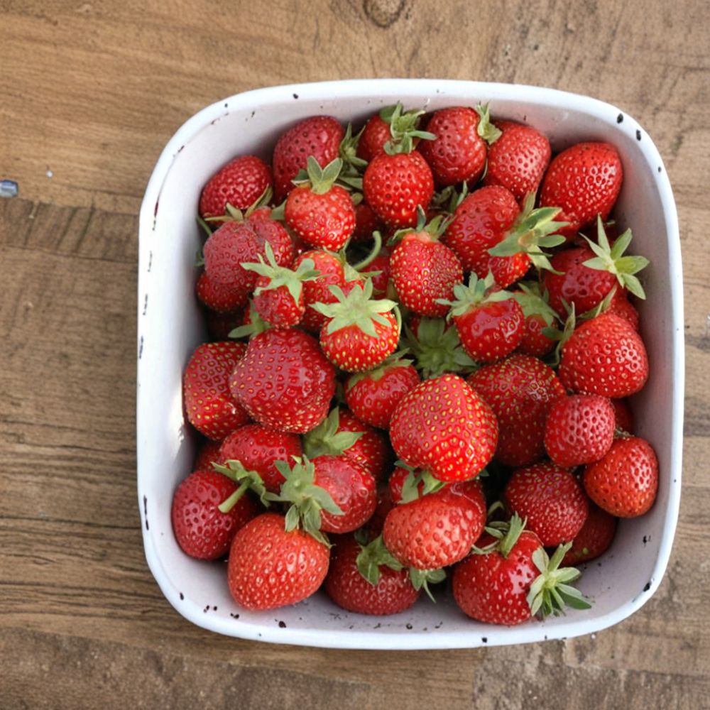 Everbearing Strawberry Plants - 5 Live Roots - Seascape Variety - Fragaria × ananassa - Organic, Day-Neutral, Zones 4-8