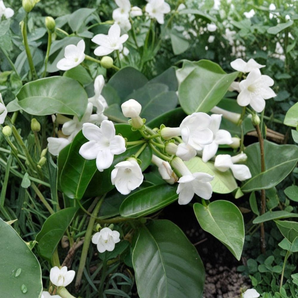 Madagascar Jasmine Seeds - 5 Seeds - Fragrant White Flower Vine - Stephanotis floribunda - Rare Indoor Outdoor Climbing Plant