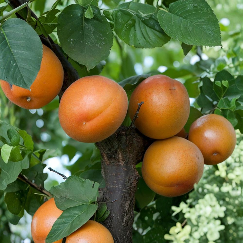 Tomcot Apricot Tree Bare Root | Early Harvest Sweet Fruit | Prunus armeniaca | Cold Hardy Backyard Orchard Starter