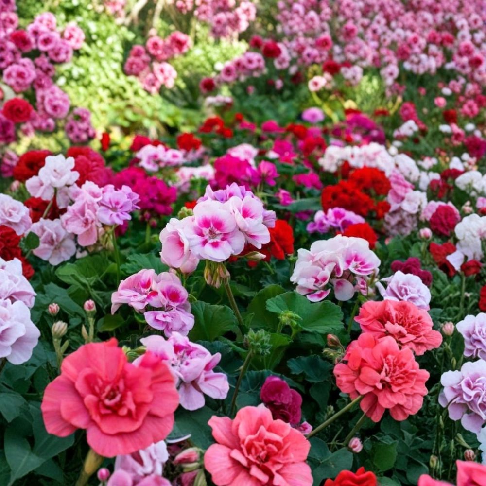 Mixed Color Geranium Seeds - 20+ Rare Non-GMO Flower Seeds for Indoor & Outdoor Gardens - Pelargonium spp.