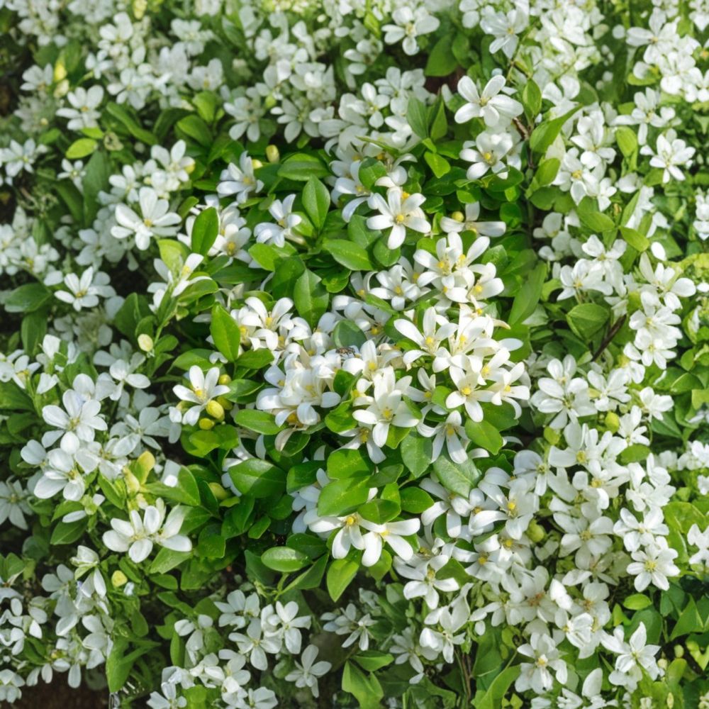 Orange Jasmine Tree | 2-3 Ft Air Layered | Murraya paniculata | Fragrant White Flowers | Tropical Hedge or Patio Plant