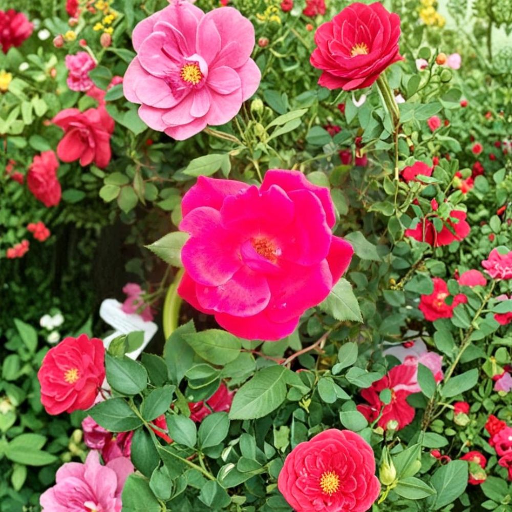 Red Knock Out® Rose Bush Plant | 3 Gallon | Cherry Red Blooms | Rosa 'Knock Out' | Disease Resistant Flowering Shrub