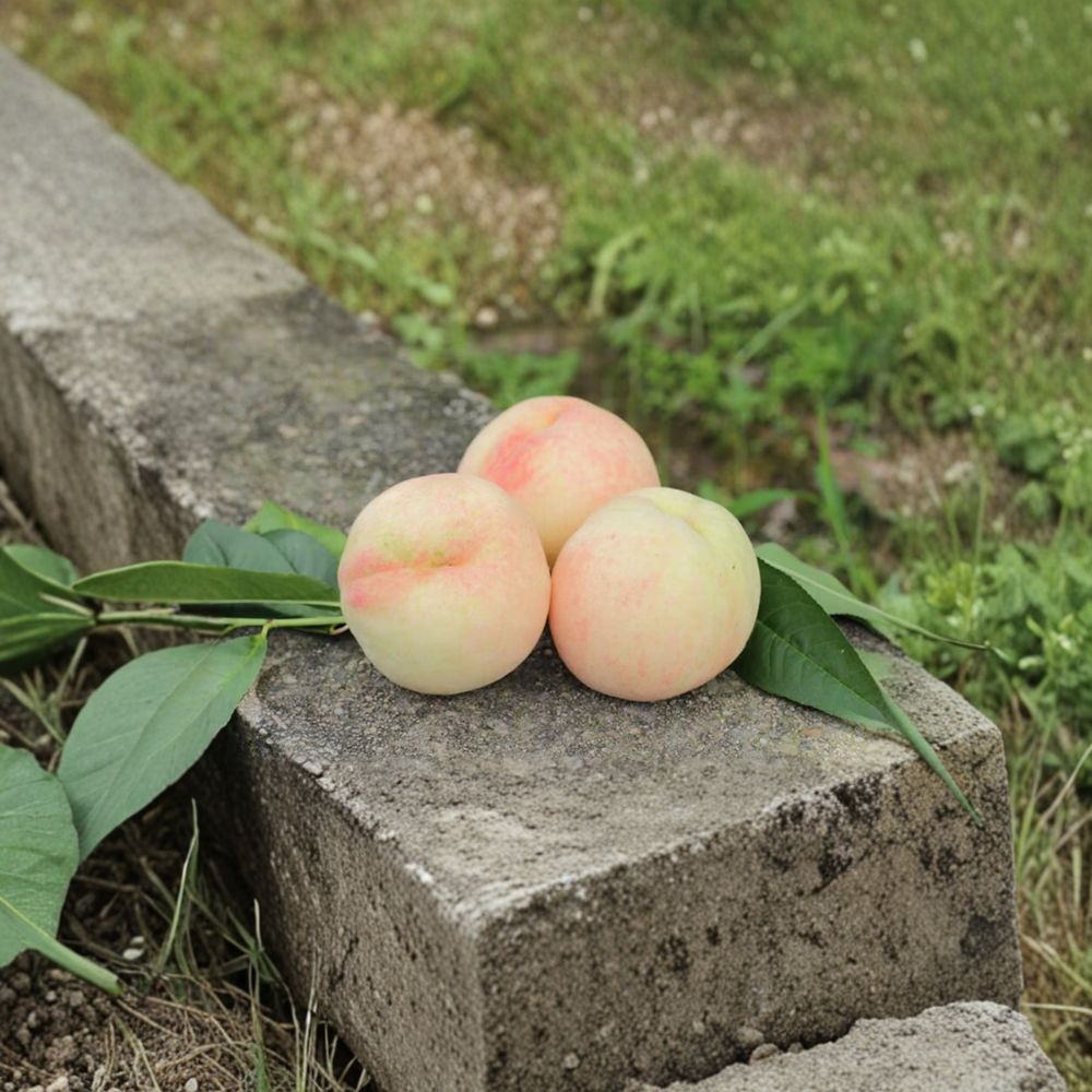 Fenghua Yulu Honey Peach Tree | Live Starter Plant | Sweet Juicy Prunus persica | Premium Chinese Fruit Tree