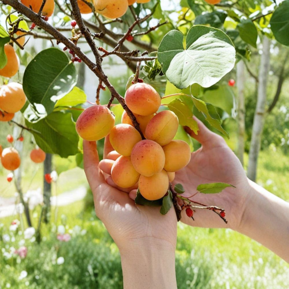 Tibetan Apricot Tree Starter Plant | Dormant Rooted | Self-Pollinating Edible Fruit | Prunus Species | Zones 5-8