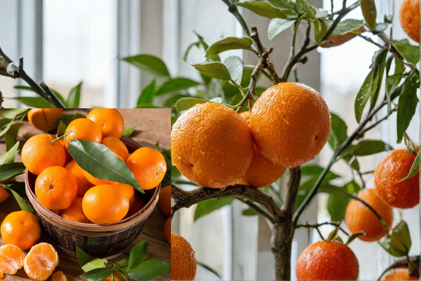 Ponkan Mandarin Orange 1 Gallon Live Plant – Citrus reticulata Tree