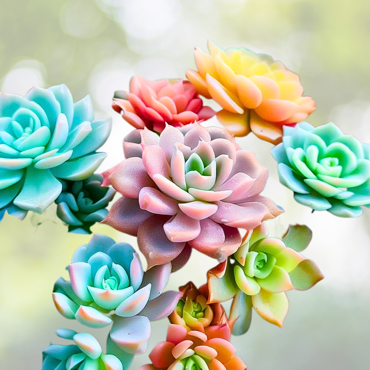200pcs Rare Mixed Succulent Seeds - Colorful Collection of Unique Varieties - Perfect for Plant Lovers and Gardens