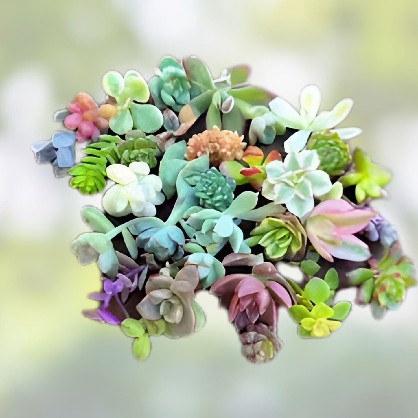 Colorful Succulent Cuttings 14 Pieces - Mystery Variety for DIY Planters and Terrariums
