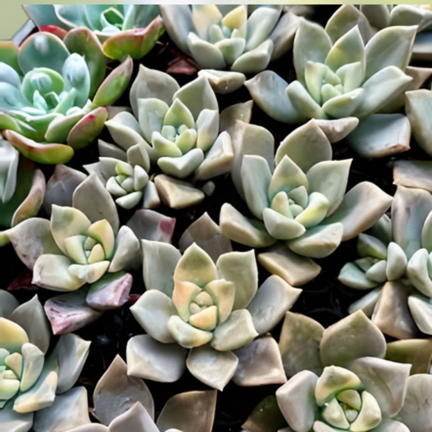 Rare Graptosedum Ghosty Succulent Unrooted Cutting – 3-Inch Live Plant, Unique One-Head Variety, Easy Care, Succulent Plant