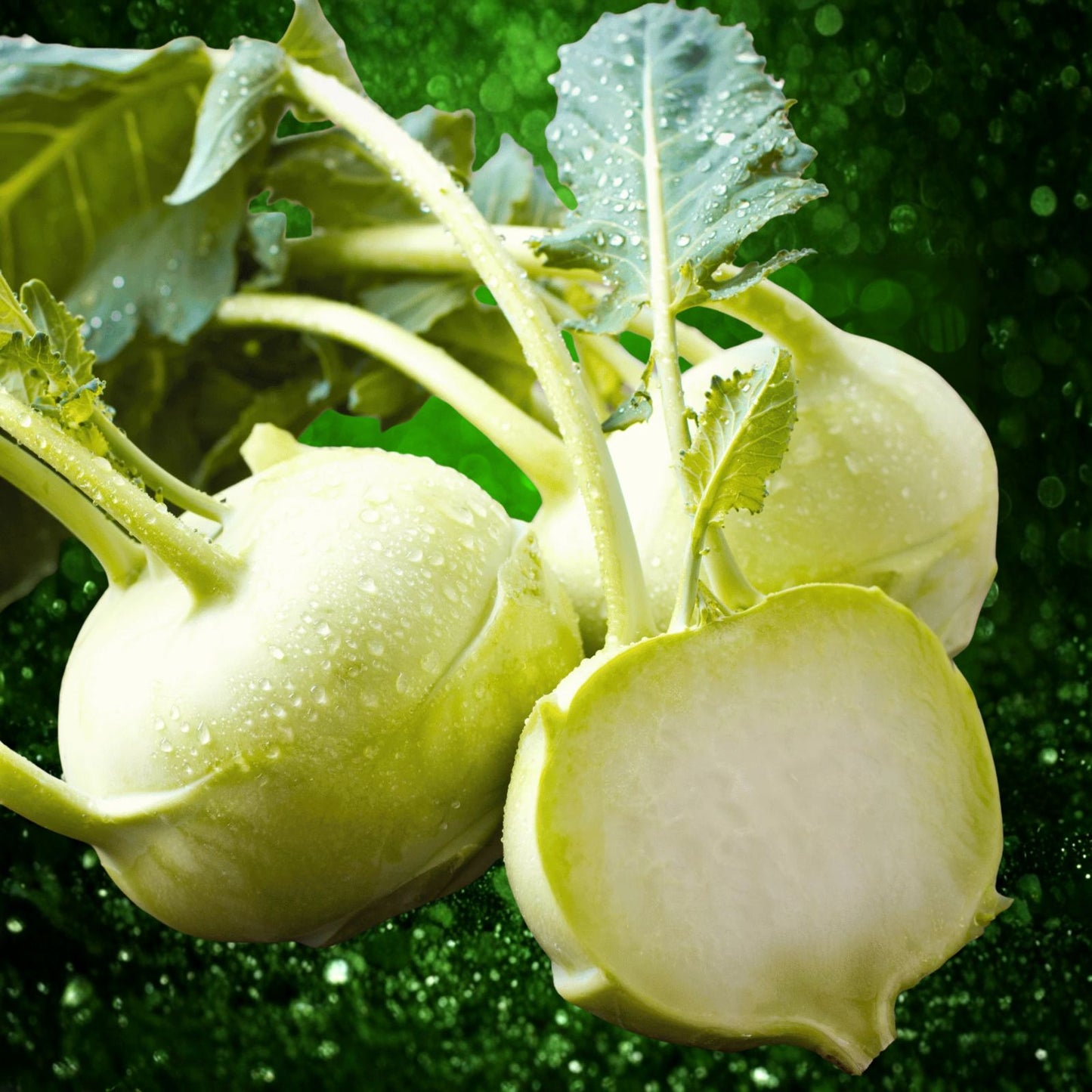 Kohlrabi Seeds 100+ Early White Vienna Vegetable Seeds Brassica oleracea Cool Weather Gardening