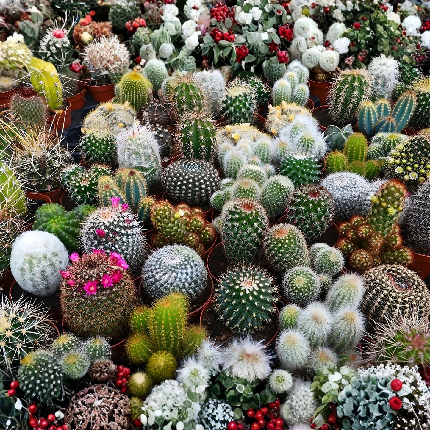 Cacti Seeds Mix - 50+ Exotic Varieties for Indoor Gardening - Succulent Seeds - Ships from Iowa, USA