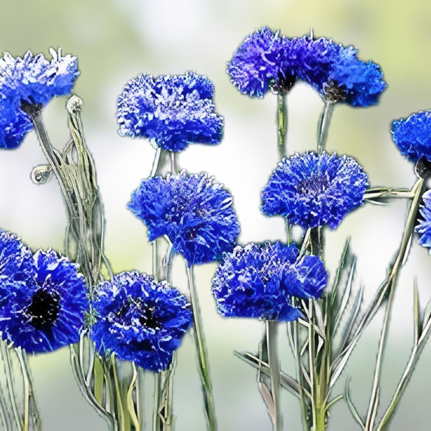 Dwarf Bachelor Button Seeds 200 Count Blue Flowers Centaurea cyanus Garden Flower Seeds