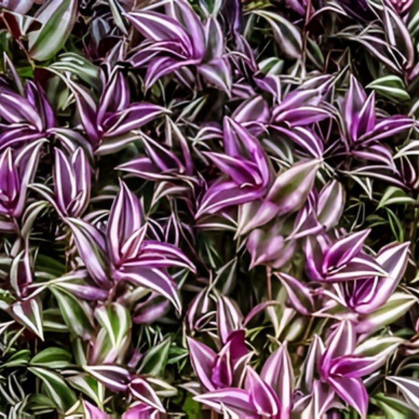 Wandering Jew Cutting Setcreasea Tradescantia Pallida Tampicana Indoor Plant Propagation - Uncommon Houseplant
