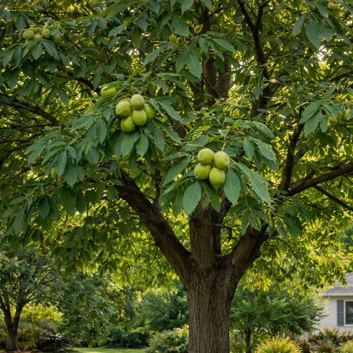 Mixed Hickory Tree Live Plant 8-12 Inches, Carya spp., Hardwood Tree for Landscaping and Reforestation