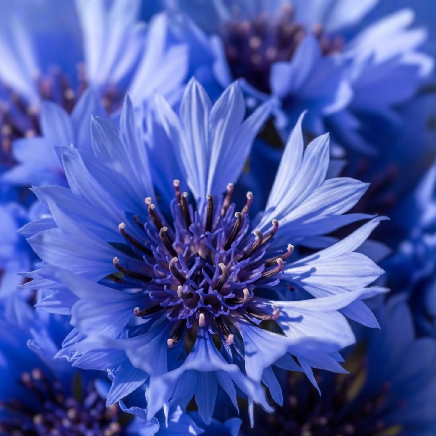 Bachelor Button Seeds 50 Pack Tall Blue Variety Bright Blooms Centaurea cyanus Flower Seeds for Garden Planting