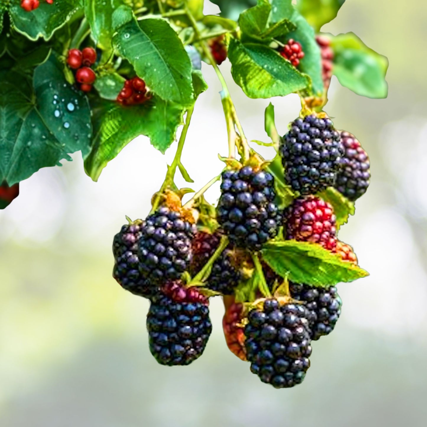 Thornless Triple Crown Blackberry Plants - Bare Root Edible Fruit - Rubus fruticosus