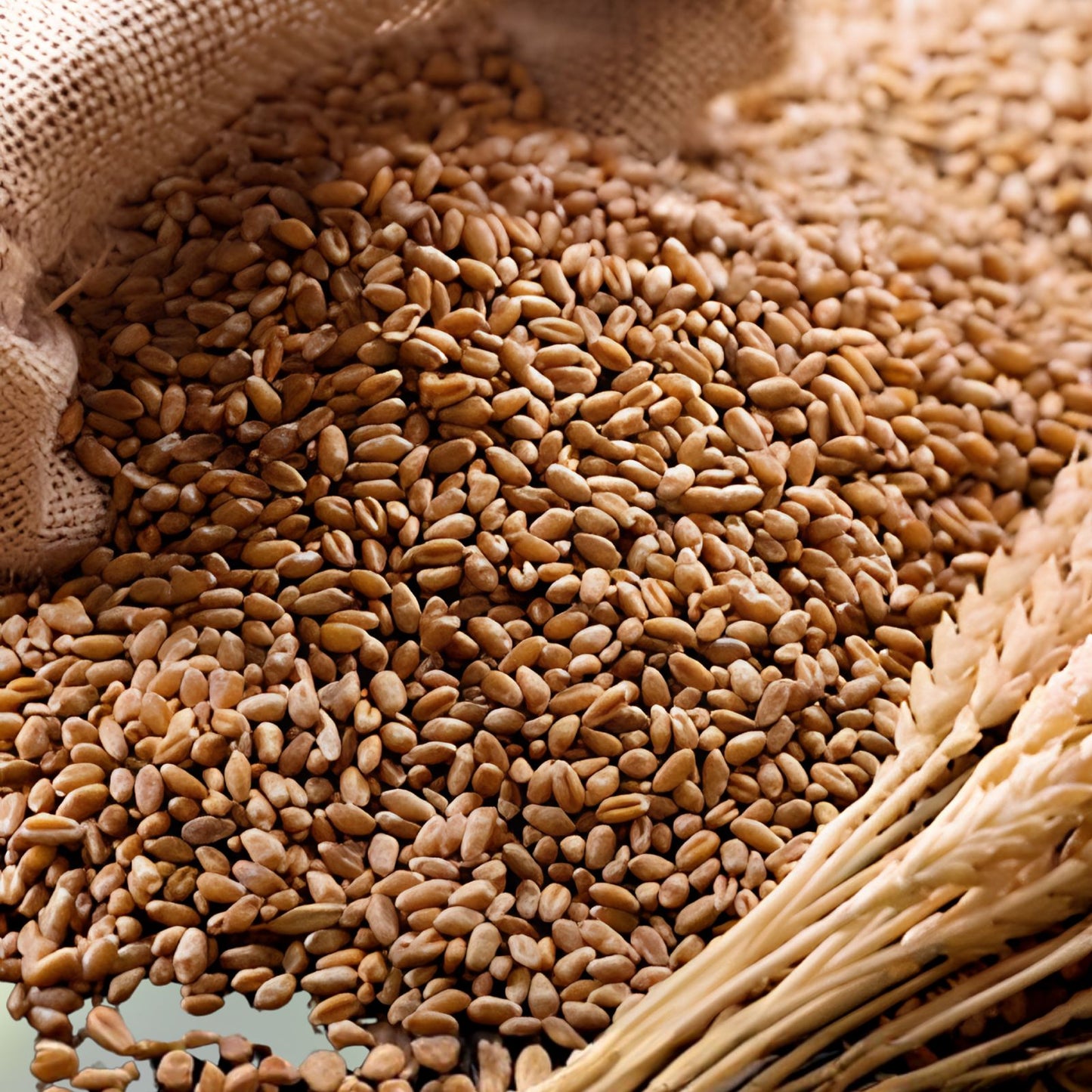 Wheat Cover Crop Seeds 50 lbs Organic Triticum aestivum Winter Live Plant Bare Root Starter Plant