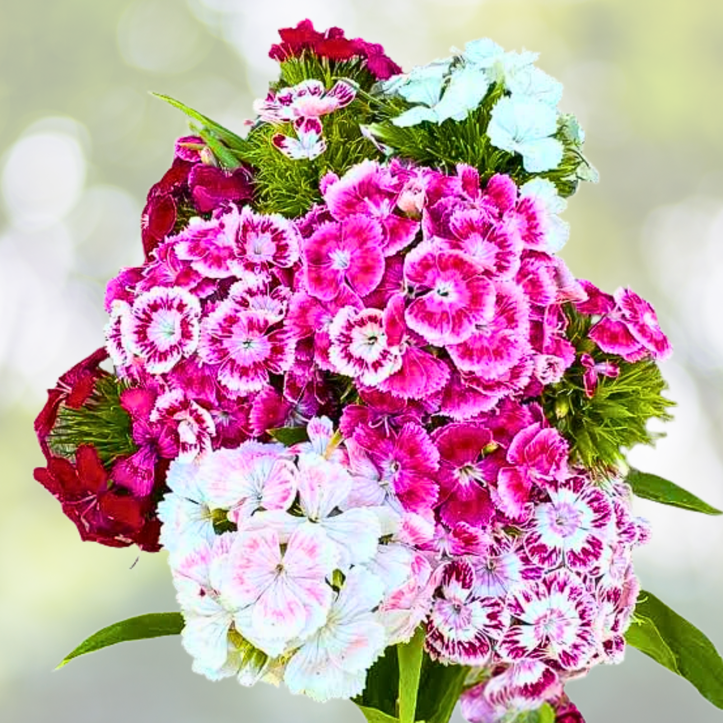 Sweet William Seeds Mix - Tall Perennial Non-GMO Dianthus - 1000 Seeds