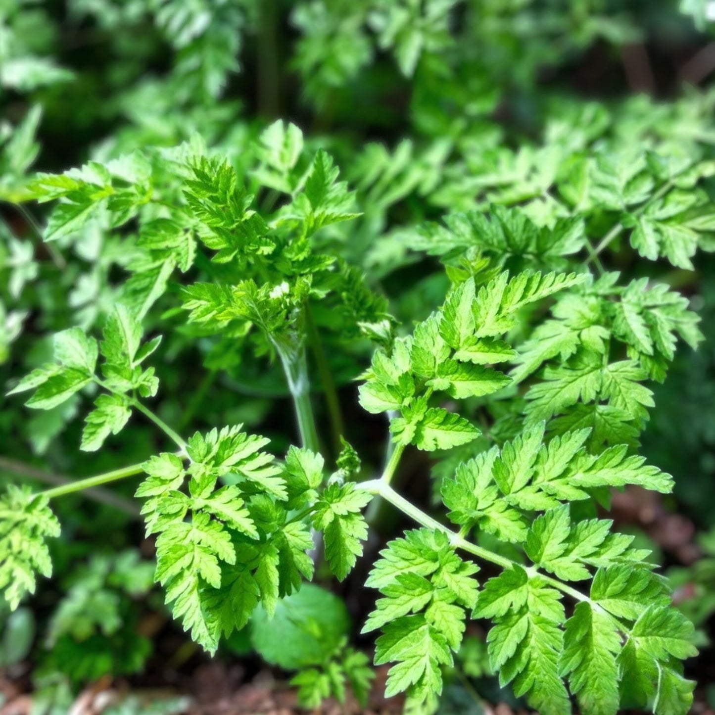 Chervil Seeds 500 Count Heirloom Non-GMO Culinary Herb Anthriscus cerefolium for Cooking and Gardening