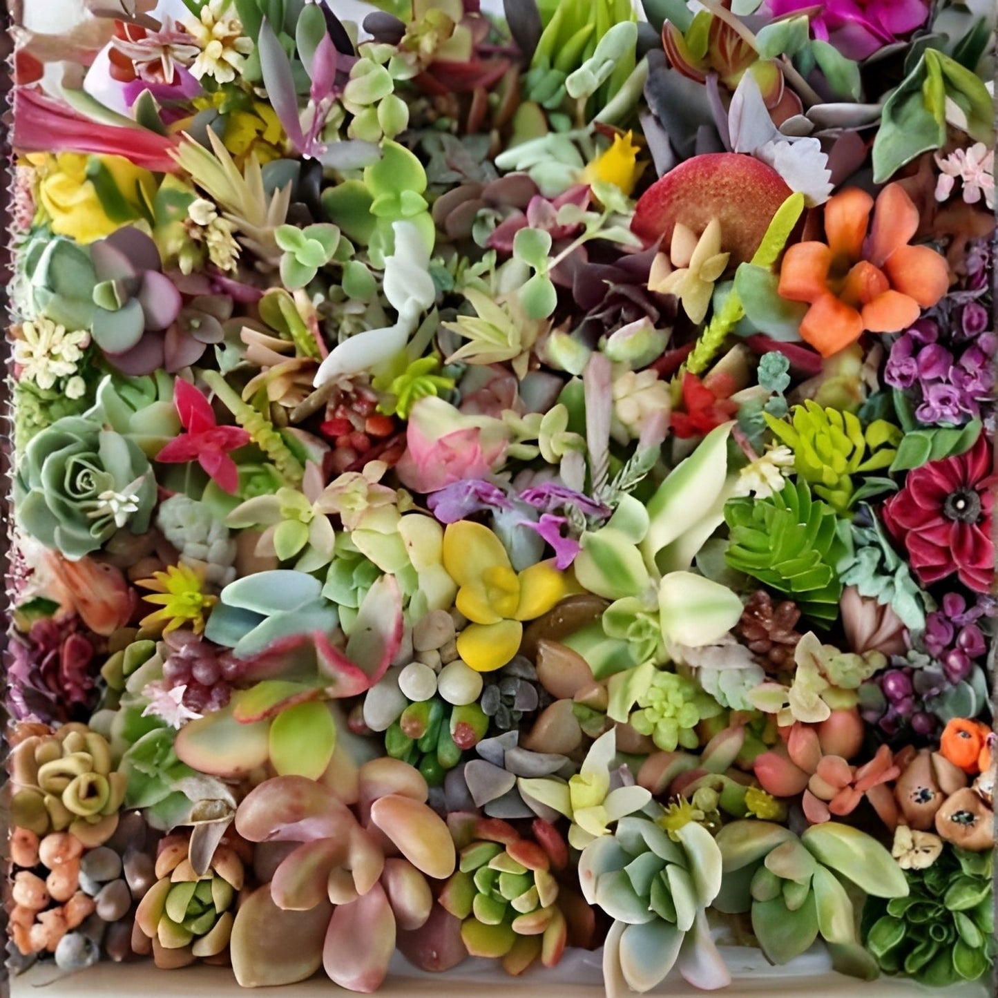 50 Random Succulent Cuttings Variety Pack | Gardening Starter Plants | Easy Care Succulents | Free Shipping