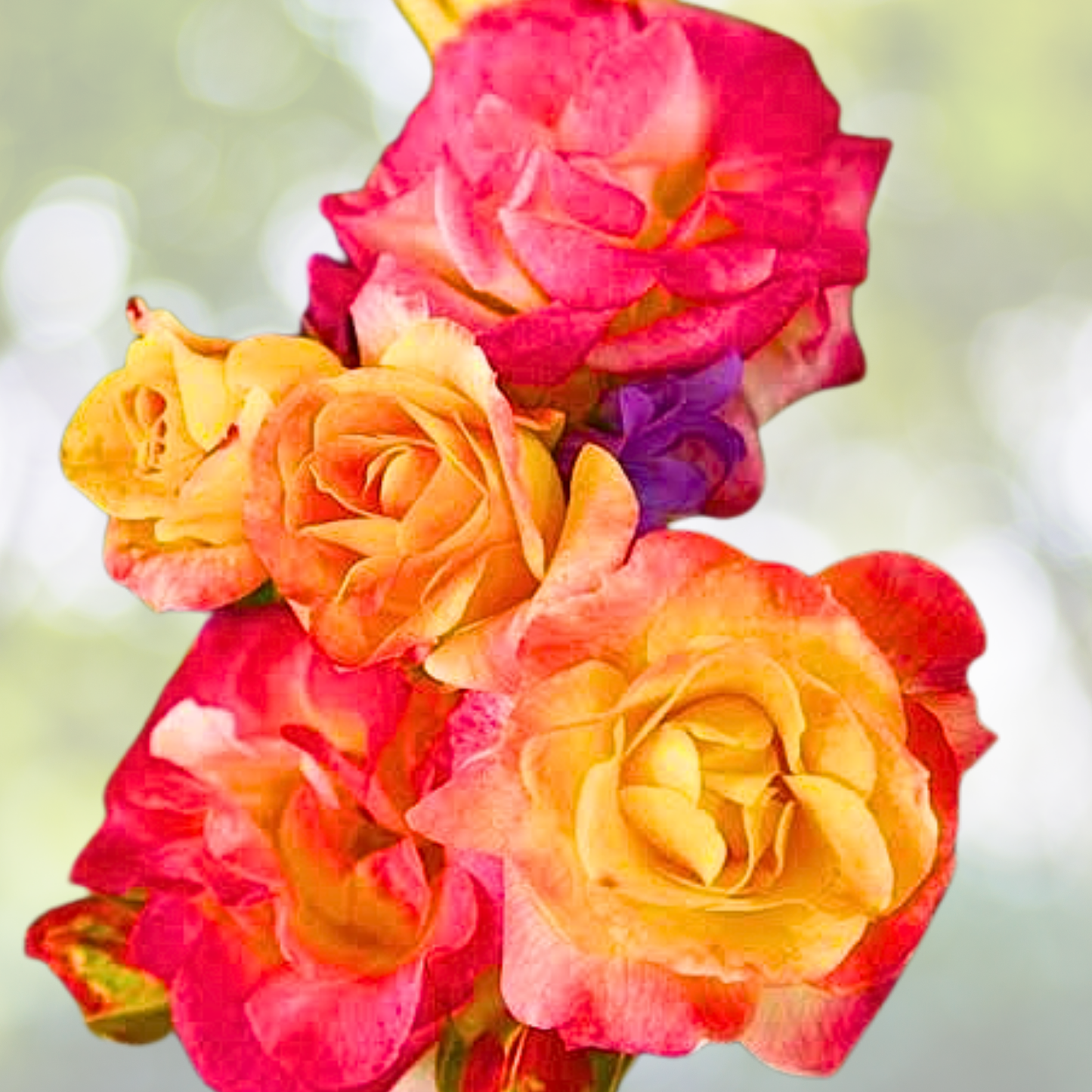 20pcs Rare Rose 'Firebird' Seeds - Non-GMO Heirloom Variety - Rosa spp.