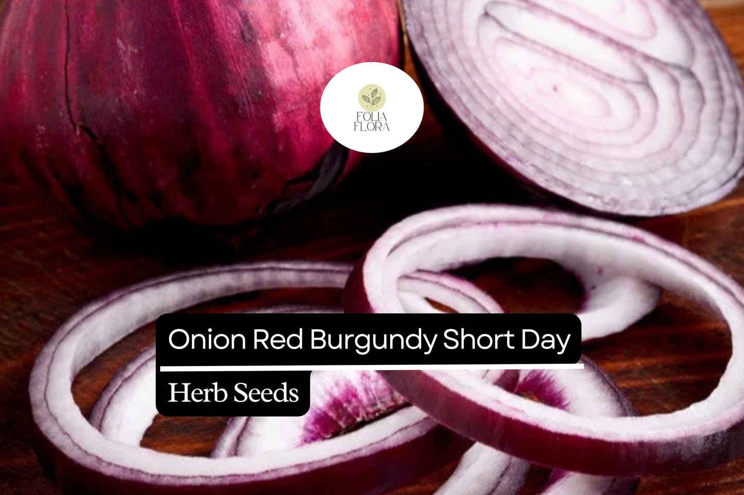 Red Burgundy Onion Seeds 300mg | Heirloom Non-GMO Short-Day Variety | Allium cepa | Mild Flavor, Vibrant Red Skin