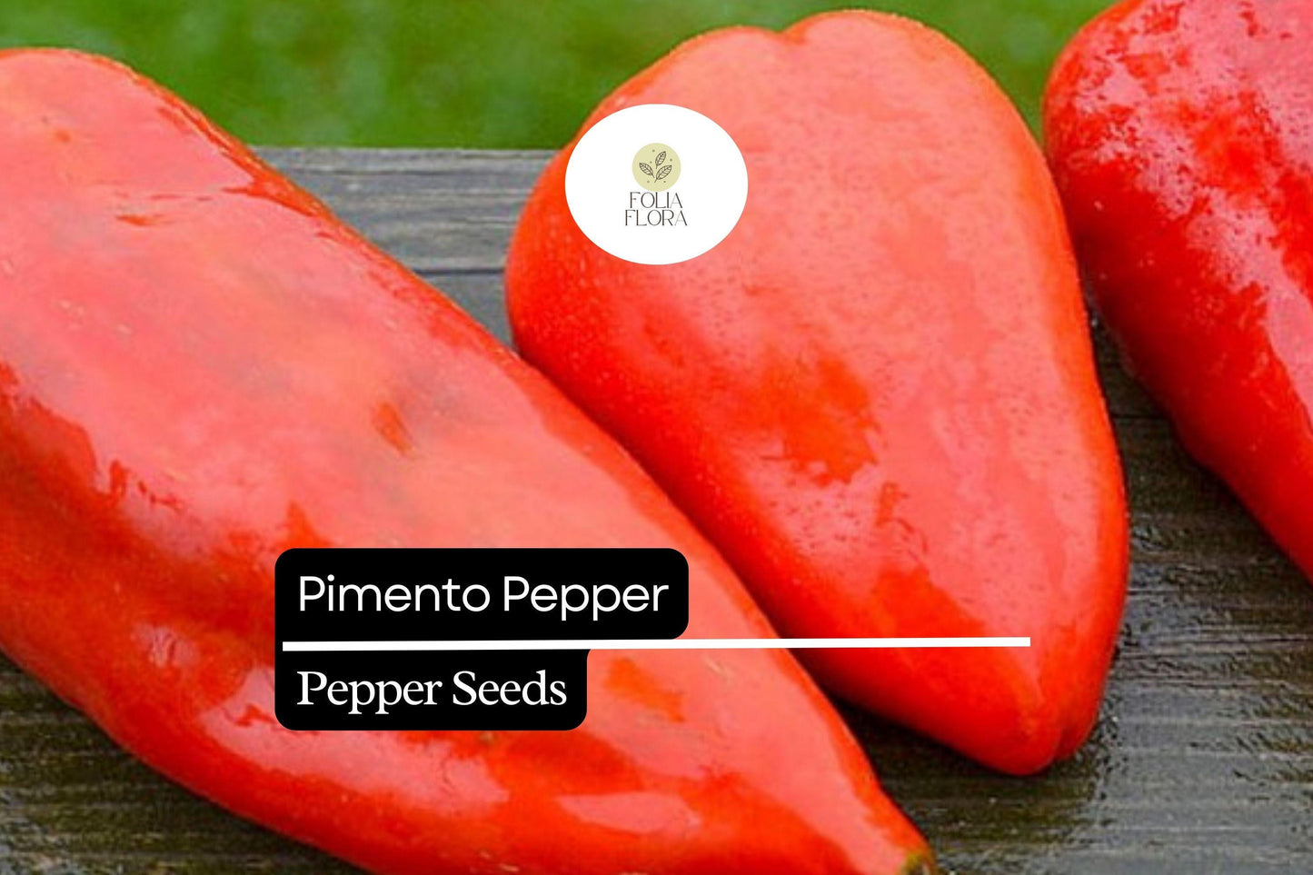 Pimento Pepper Seeds - 25 Heirloom Seeds, Sweet Red Capsicum Annuum, Mild Flavor, Ideal for Stuffing & Roasting