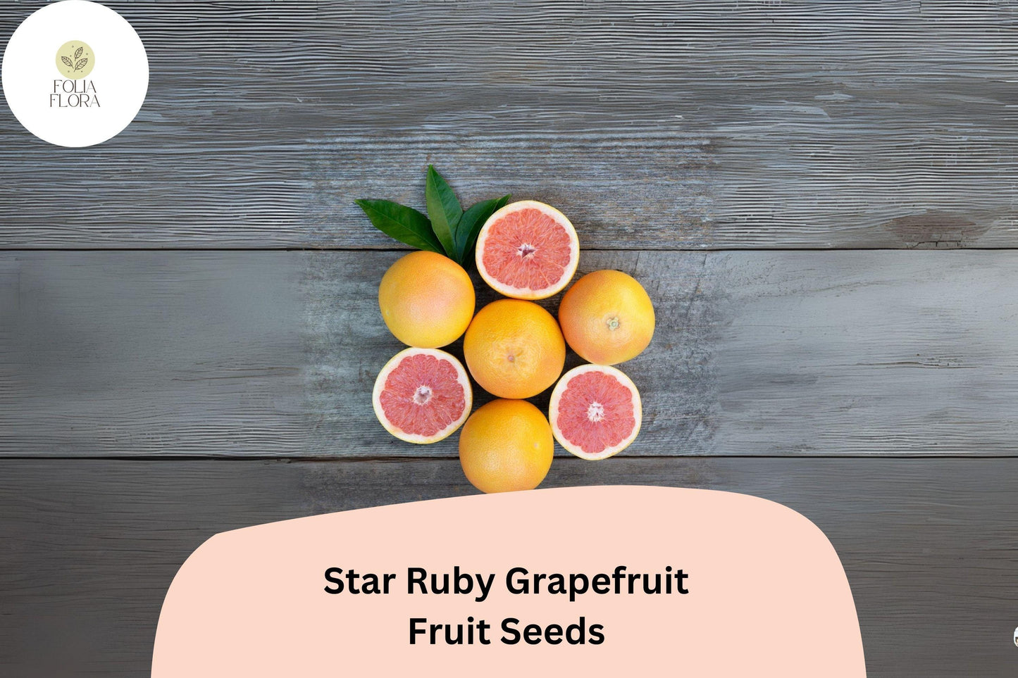 Star Ruby Grapefruit Seeds - Juicy Deep Red Citrus - Citrus paradisi ‘Star Ruby’ - High-Yield, Disease-Resistant Variety