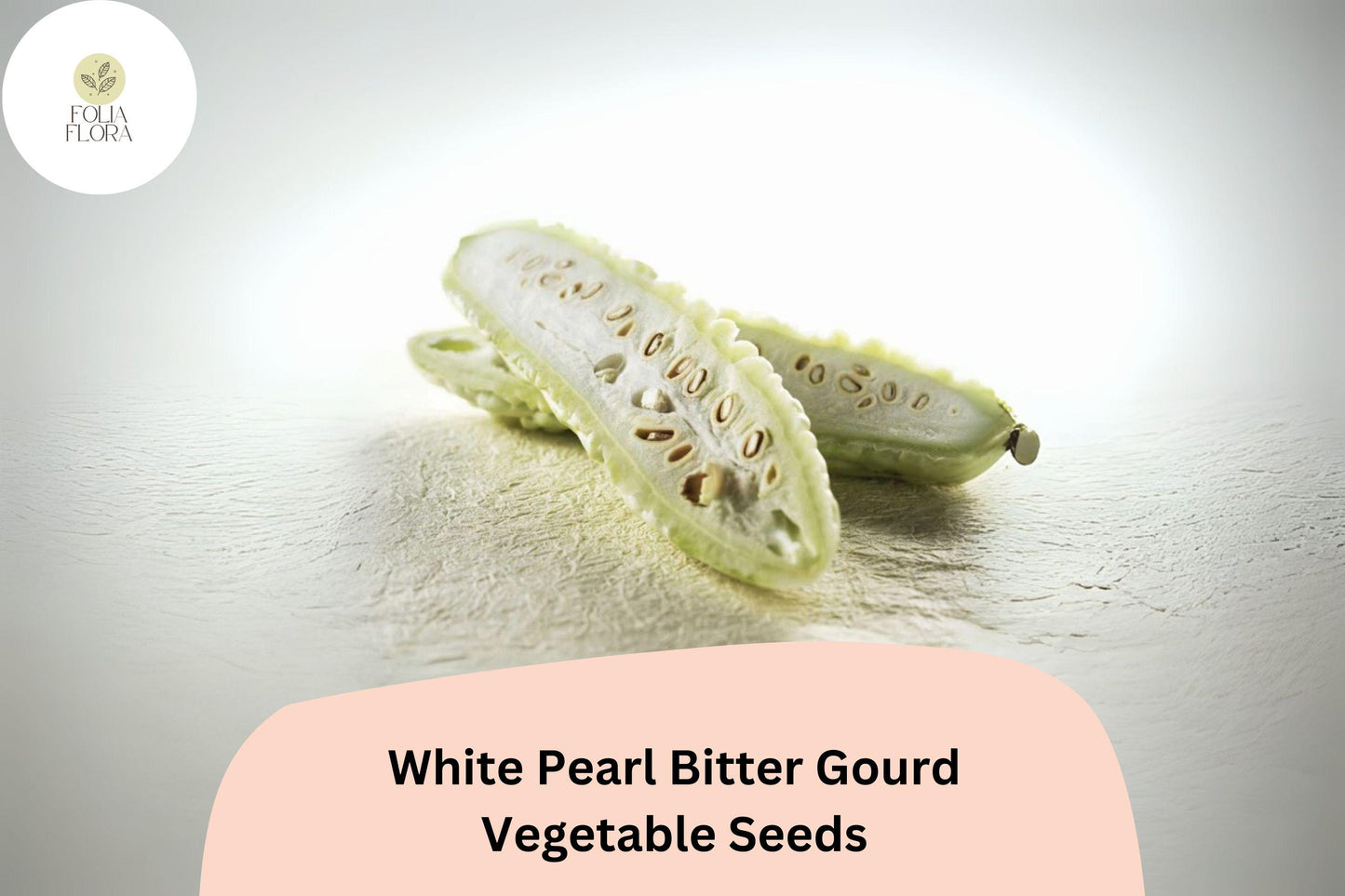 White Pearl Bitter Gourd Seeds - 15 Non-GMO Seeds - Rare Melon Variety, Momordica charantia, for Unique Home Gardens