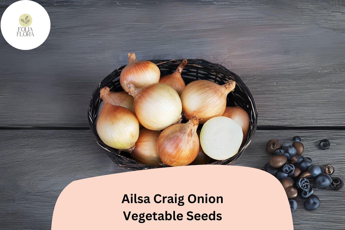 Ailsa Craig Onion Seeds | 500+ Heirloom Giant Sweet Onions | Allium cepa | Perfect for Slicing & Cooking