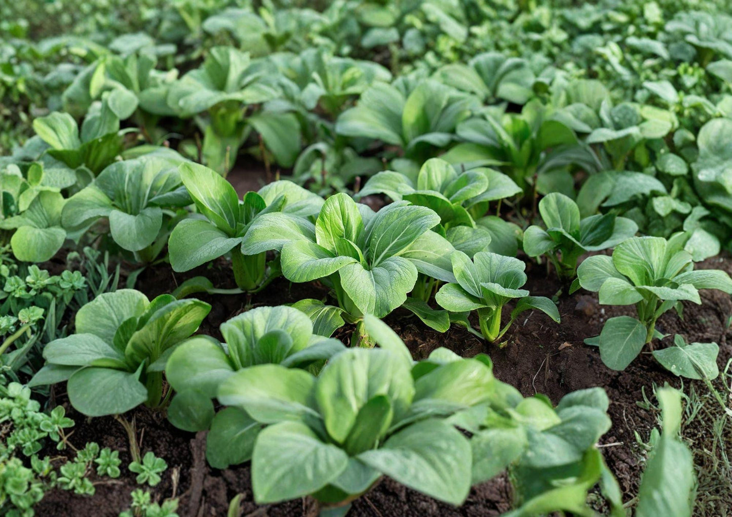 Pak Choi Seeds 500 Count - Taisai Bok Choi, Asian Greens (Brassica rapa var. chinensis) - Bloom Haven Nursery