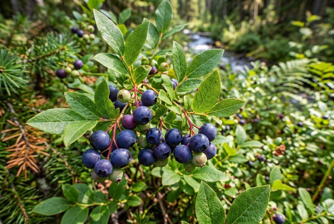 Glacier Huckleberry Seeds - 125 Non-GMO Seeds - Vaccinium membranaceum - Easy to Grow Berries for Home Gardens
