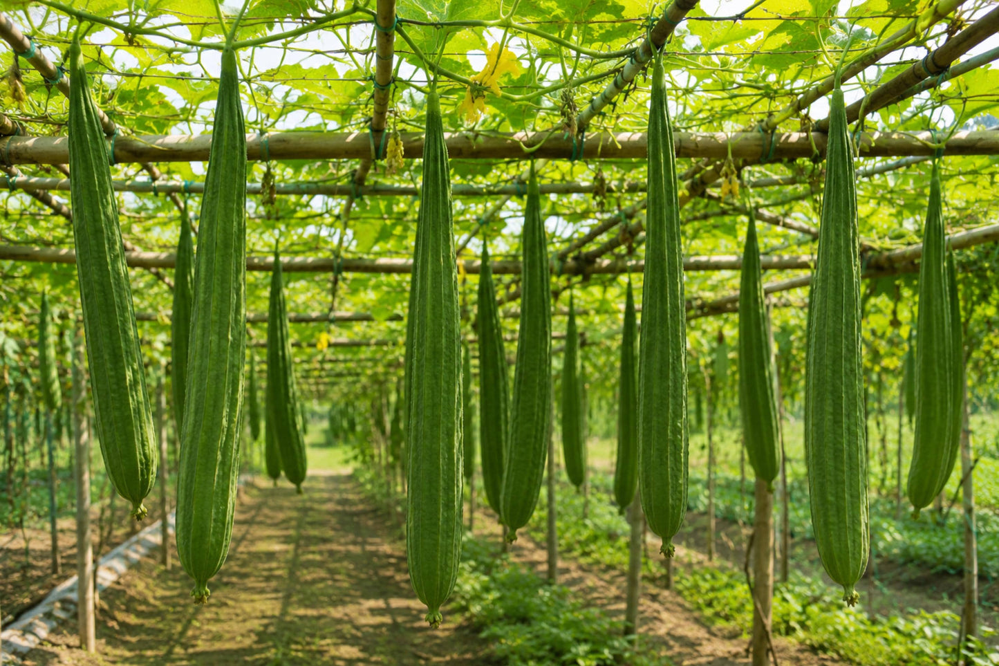 Bonanza Gourd Seeds (5) | Decorative Bottle Gourd Variety | Lagenaria siceraria for Fall Décor & Crafts